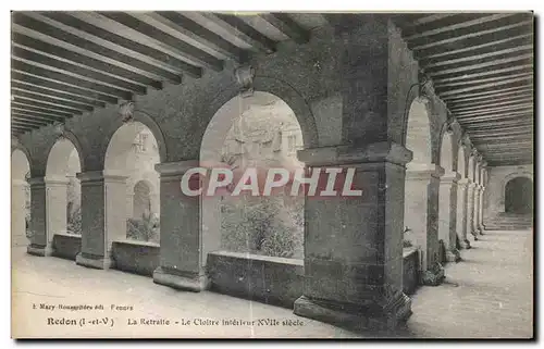 Cartes postales Redon La Retralle Le Cloitre Interieur XVIIe Siecle