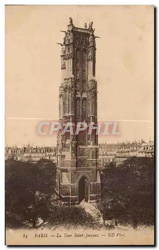 Cartes postales Paris La Tour Saint Jacques