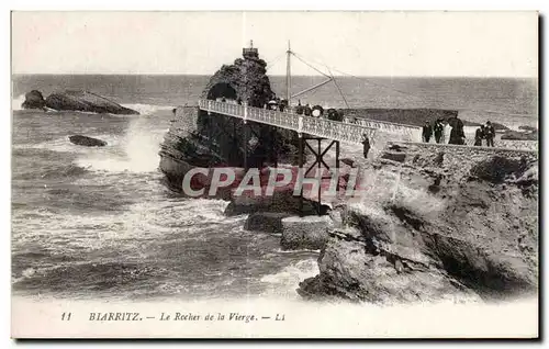 Cartes postales Biarritz Le Rocher de la Vierge