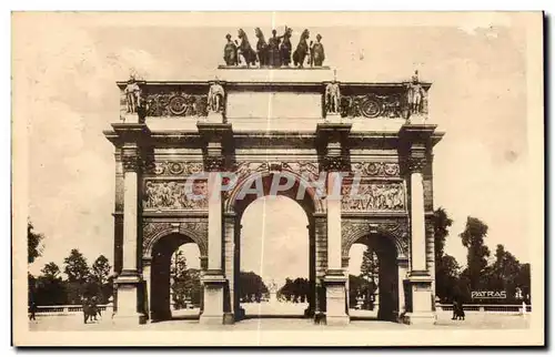 Ansichtskarte AK Les Jolis Coins de Paris Arc de Triomphe du Carrousei