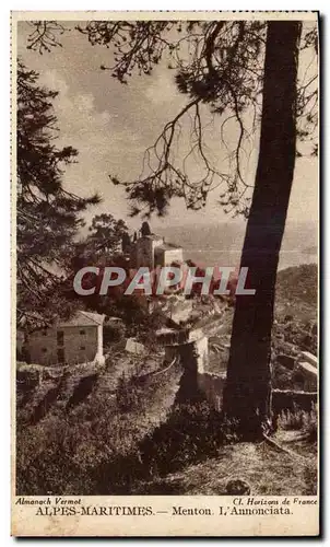 Cartes postales Alpes Maritimes Menton L Annonciata