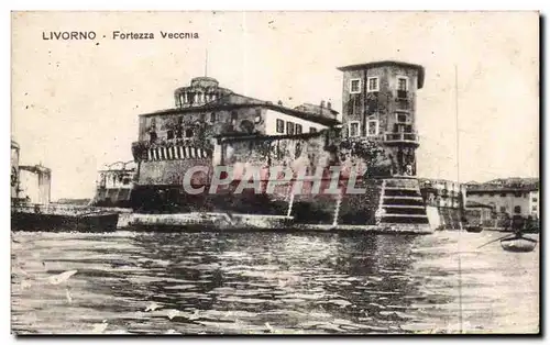 Ansichtskarte AK Livorno Fortezza Veccnia