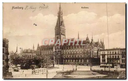 Cartes postales Hamburg Rathaus