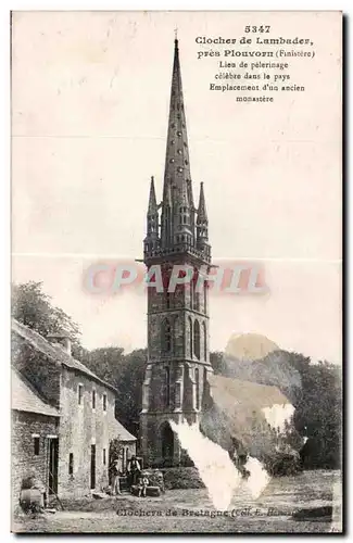 Cartes postales Clocher de Lambader Pres Plouvorn (Finistere) Lieu de pelerinage