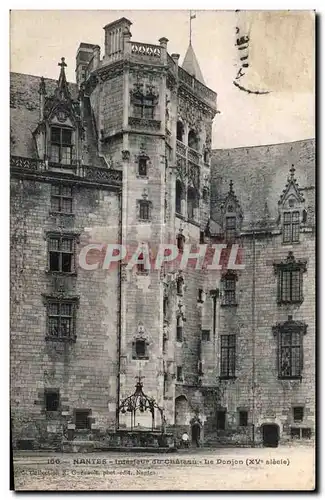 Cartes postales Nantes Interieur dir Chateau Le Donjon