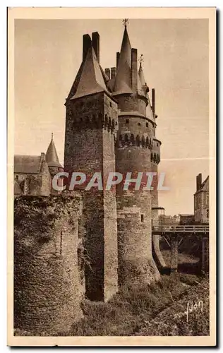 Ansichtskarte AK Vitre (Ille et Vilaine) La tour carree du Chatelet