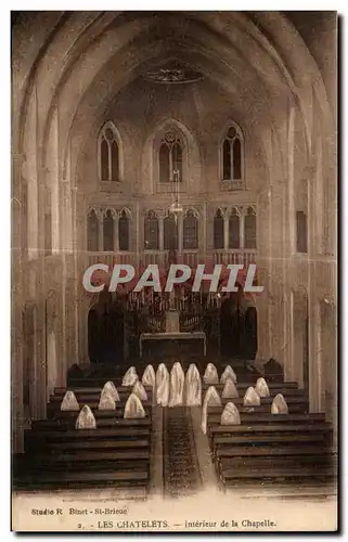 Cartes postales Les Chatelets Interieur de la Chapelle