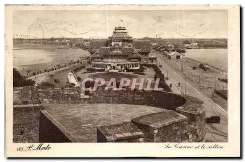 Ansichtskarte AK St Malo Le casino et le sillon