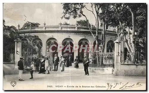 Cartes postales Vichy Entree de la source des Celestins