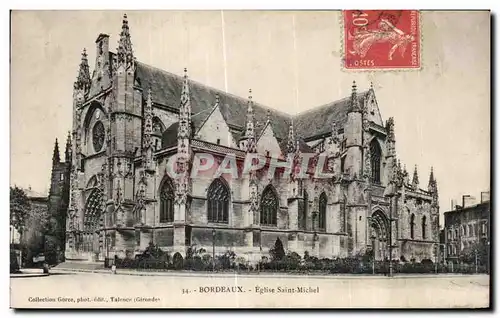 Cartes postales Bordeaux Eglise Saint Michel