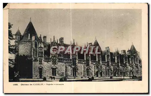 Cartes postales Chateau de Josselin Facade