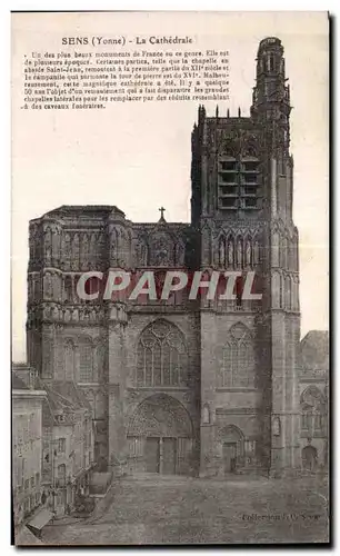 Cartes postales Sens Yonne La Catherdale Un des plus beaux