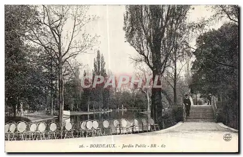 Cartes postales Bordeaux Jardin Public