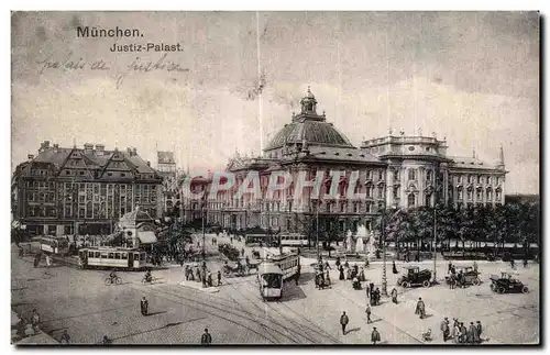 Cartes postales Munchen Justiz Palast