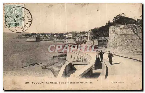 Ansichtskarte AK Toulon Le Chemin du Littoral au Mourillon