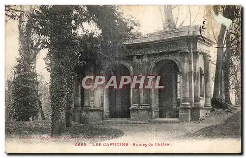 Cartes postales Les Capucins Ruines du chateau