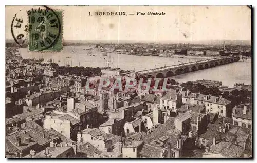 Cartes postales Bordeaux Vue Generale