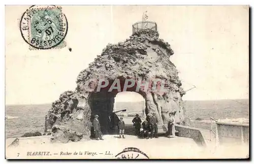 Cartes postales Biarritz Rocher de la Vierge