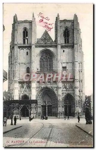 Cartes postales Nantes La Cathedrale