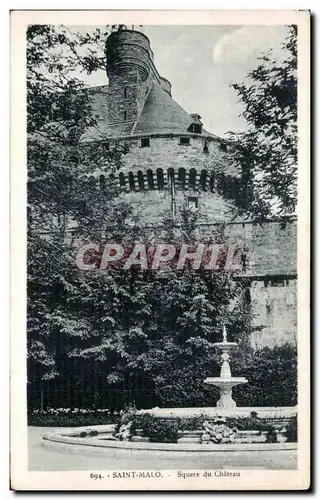 Cartes postales Saint Malo Square du Chateau