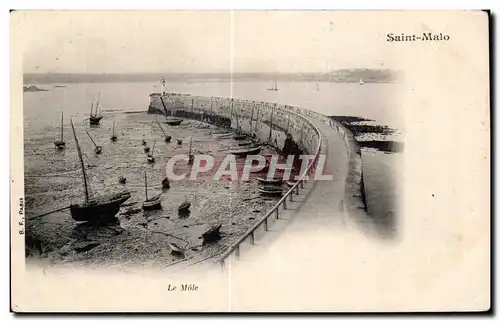 Cartes postales St Malo Le Mole Bateaux