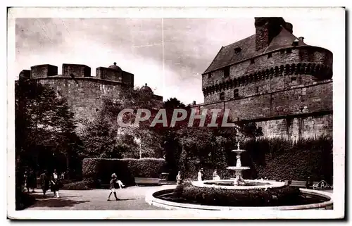 Ansichtskarte AK St Malo Le Chateau Tour La Generale et le Grand Donjon