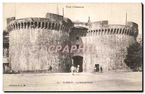 Ansichtskarte AK St Malo La Grande Porte