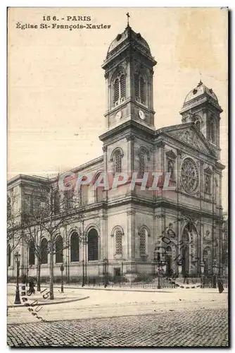 Cartes postales Paris Eglise St Francois Xavier