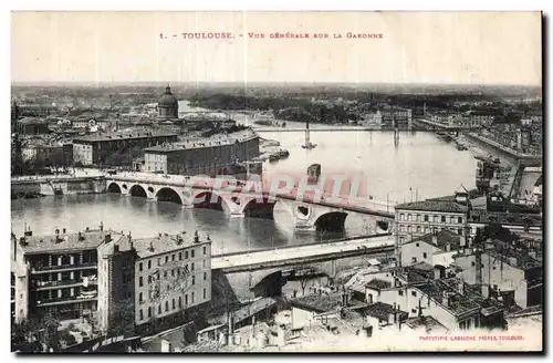 Cartes postales Toulouse Vue Generale Sue La Garonnx