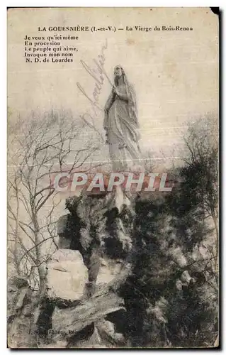 Cartes postales La Gouesinere La Vierge du Bois Renou