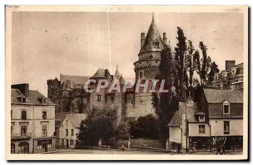 Ansichtskarte AK Bretagne Vitre Vue d ensemble du Chateau cote Ouest