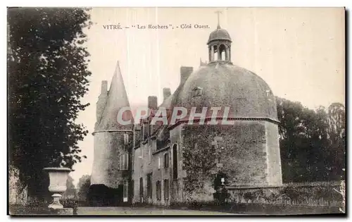 Cartes postales Vitre Les Rochers Cote Ouest