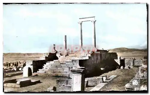 Ansichtskarte AK maroc Timgad Le Temple du Genie de la Cotonie