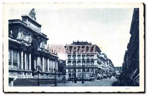 Cartes postales Roma Via nazionale Dalazzo Sellle Belle Arti