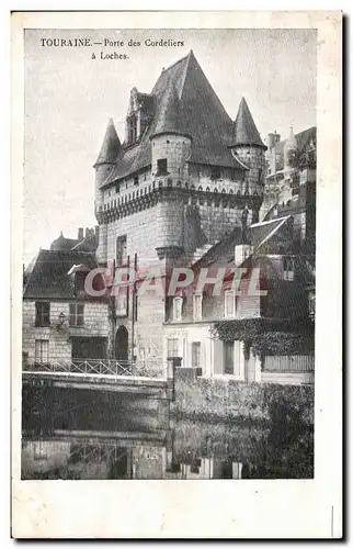 Ansichtskarte AK Touraine Porte des Cordeliers a Loches