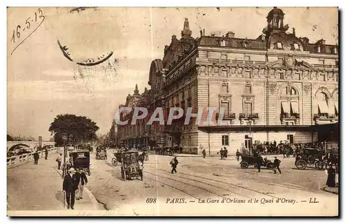 Ansichtskarte AK Paris La Gare d Orleans et le Quai d Orsay