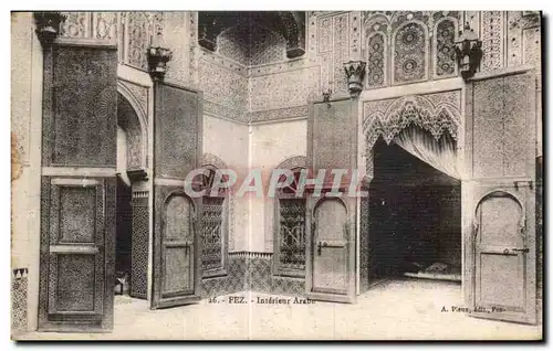 Cartes postales Maroc Interieur Fez Interieur Arabe