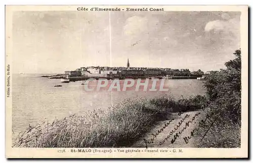 Ansichtskarte AK St Malo (bre Agne) Vue generale General view