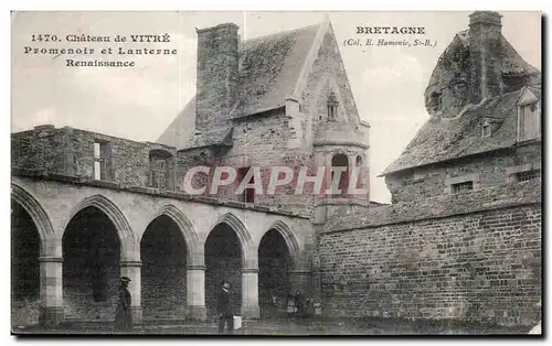 Cartes postales Chateau de Vitre Promenoir et lanterne Renaissance Bretagne