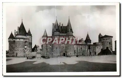 Ansichtskarte AK Vitre Chateau des Ducs de la Tremoille Tour Saint Laurent Le Chatelet