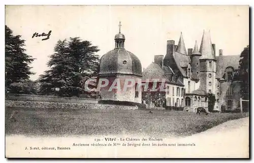 Ansichtskarte AK Vitre Le Chateau des Rochers