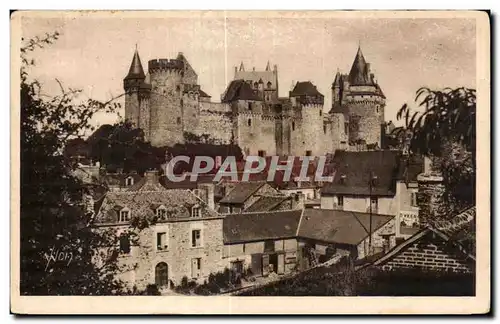 Cartes postales Bretagne Vitre (ille et Vilaine) Le Chateau (facade Oueet)