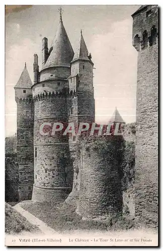 Cartes postales Vitre Le Chateau La Tour St Lanrent et les Fosses