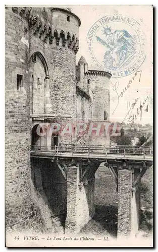 Cartes postales Vitre Le Pont Levis du Chateau