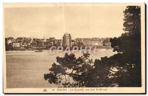 Cartes postales Dinard La Vicomte vue vers St Servan