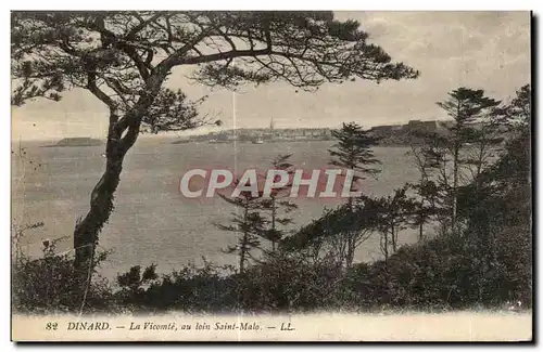 Ansichtskarte AK Dinard La Vicomte au loin Saint Malo