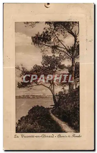 Cartes postales La Vicomte en Dinard Chemin de Ronde