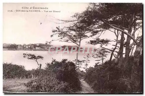 Cartes postales Dinard Cote d Emeraude la Vicomte Vue sur Dinard