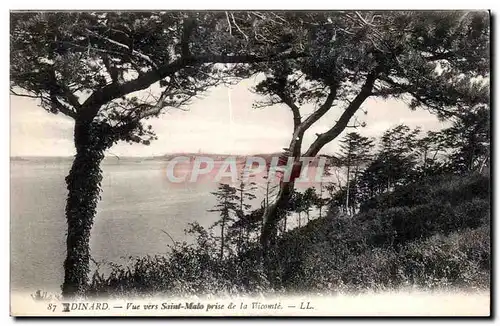 Cartes postales Dinard Vue Vere Saiat Malo Prise de La Vicomte