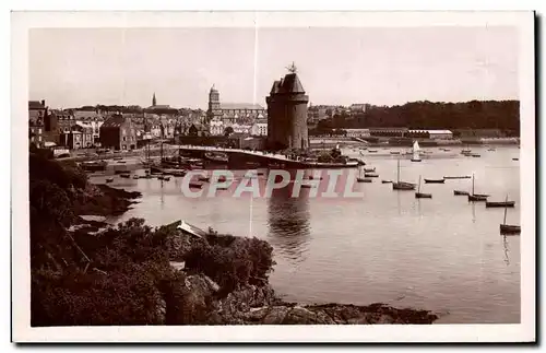 Ansichtskarte AK Saint Servan Le Port St Pere et la Tour Solidor